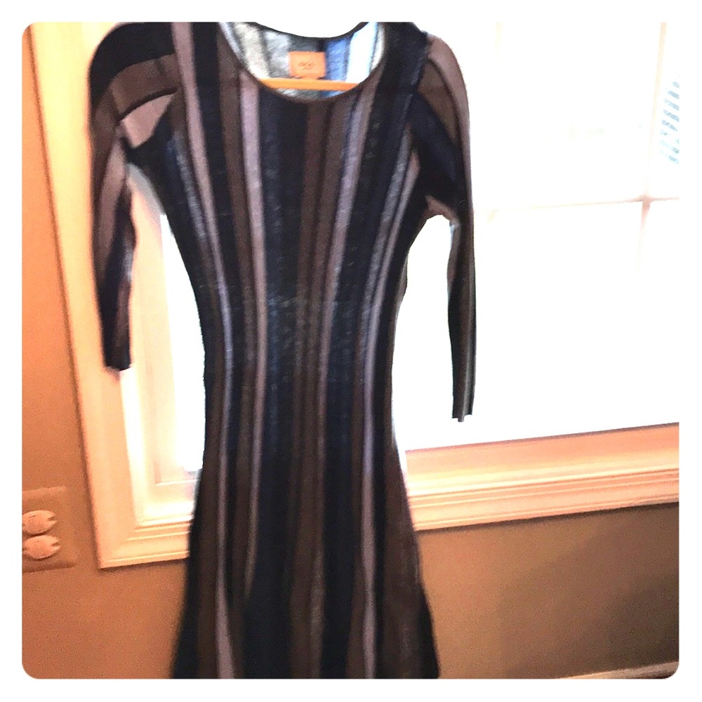 ECI New York midi sweater dress